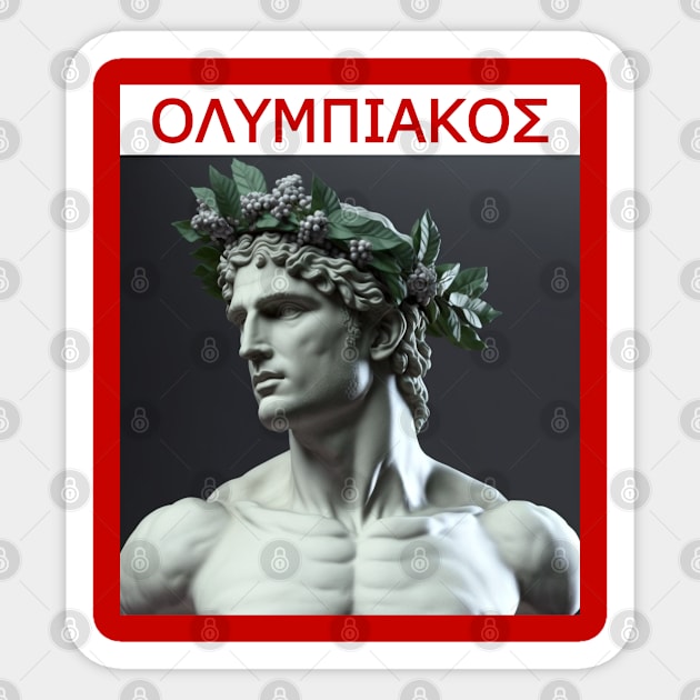 Ολυμπιακός Olympiakos G White Sticker by VRedBaller